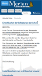 Mobile Screenshot of merian-schule-berlin.de