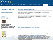Tablet Screenshot of merian-schule-berlin.de